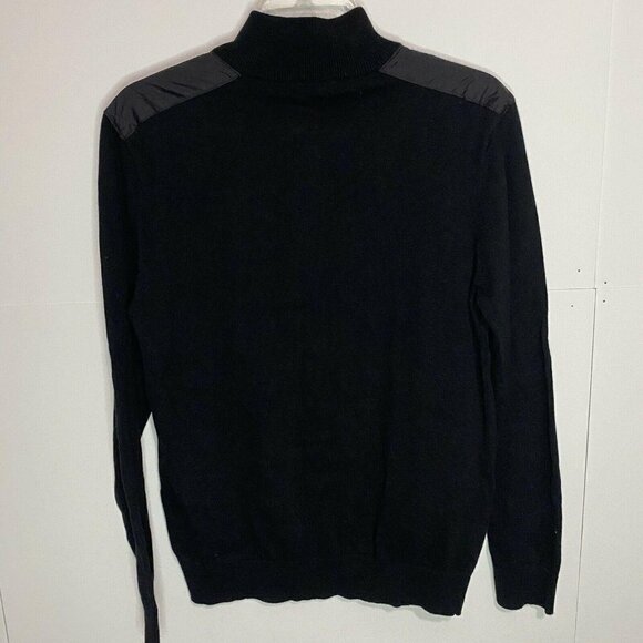 NEW MICHAEL KORS Size Small Black 1/4 Zip Sweater NWT $128 - Picture 6 of 6